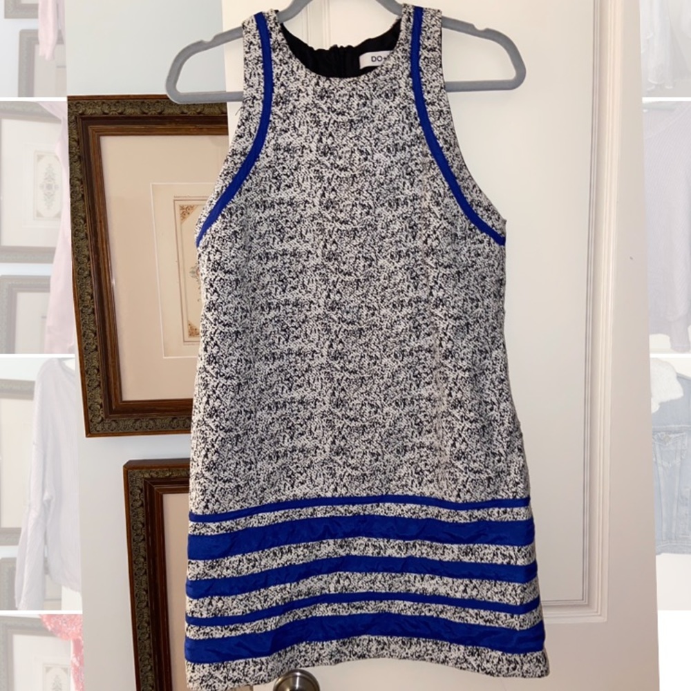 DO+BE business casual striped dress